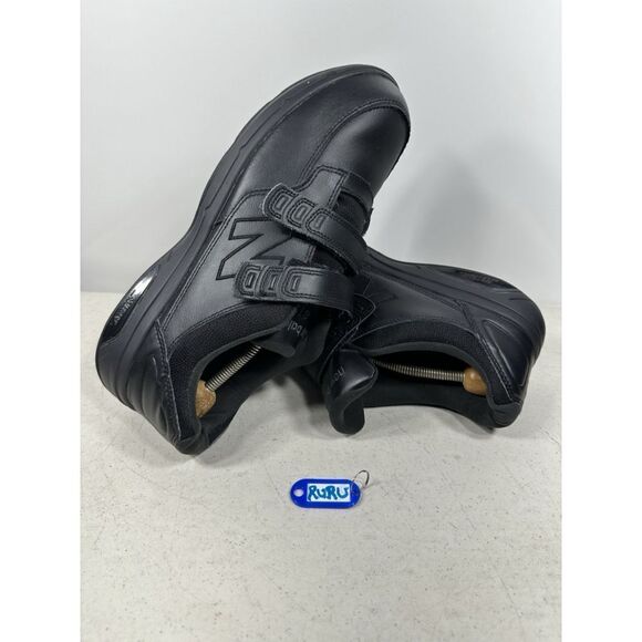 New Balance 813 Mens Walking Shoes Black MW813HBK Size 12 D Dbl Strap - Picture 1 of 8